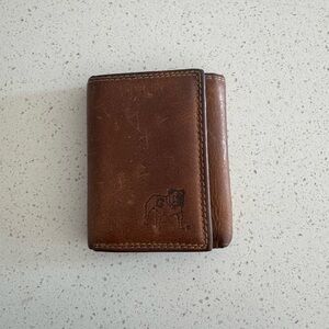 Georgia bulldogs Brown Leather Wallet